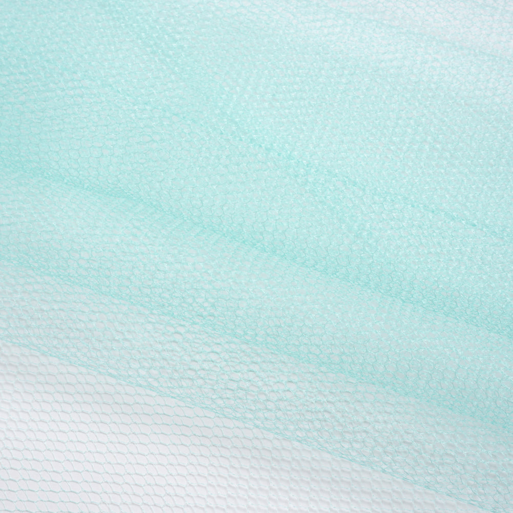 Nylon Net Tulle - Aqua - Gianna Collection Folded Nylon Net Tulle - Aqua - Gianna Collection Folded