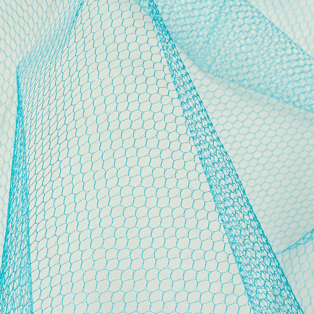 Nylon Net Tulle - Turquoise - Gianna Collection Detail Nylon Net Tulle - Turquoise - Gianna Collection Detail