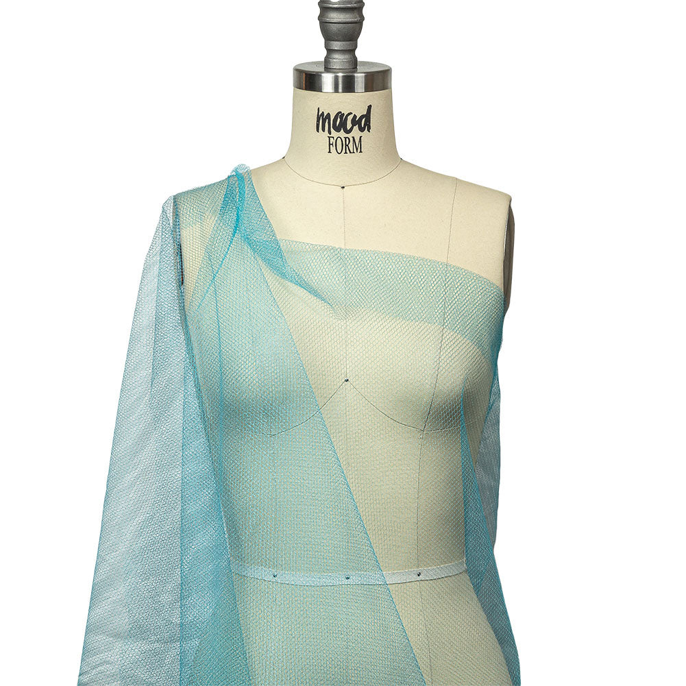 Nylon Net Tulle - Turquoise - Gianna Collection Drape Nylon Net Tulle - Turquoise - Gianna Collection Drape