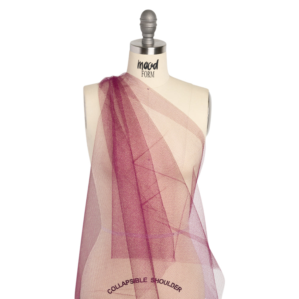 Nylon Net Tulle - Wine - Gianna Collection Drape Nylon Net Tulle - Wine - Gianna Collection Drape