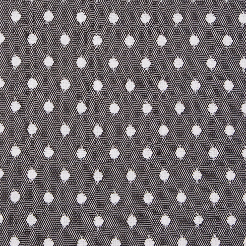 White Polka Dots Tulle & Crinoline Detail White Polka Dots Tulle & Crinoline Detail
