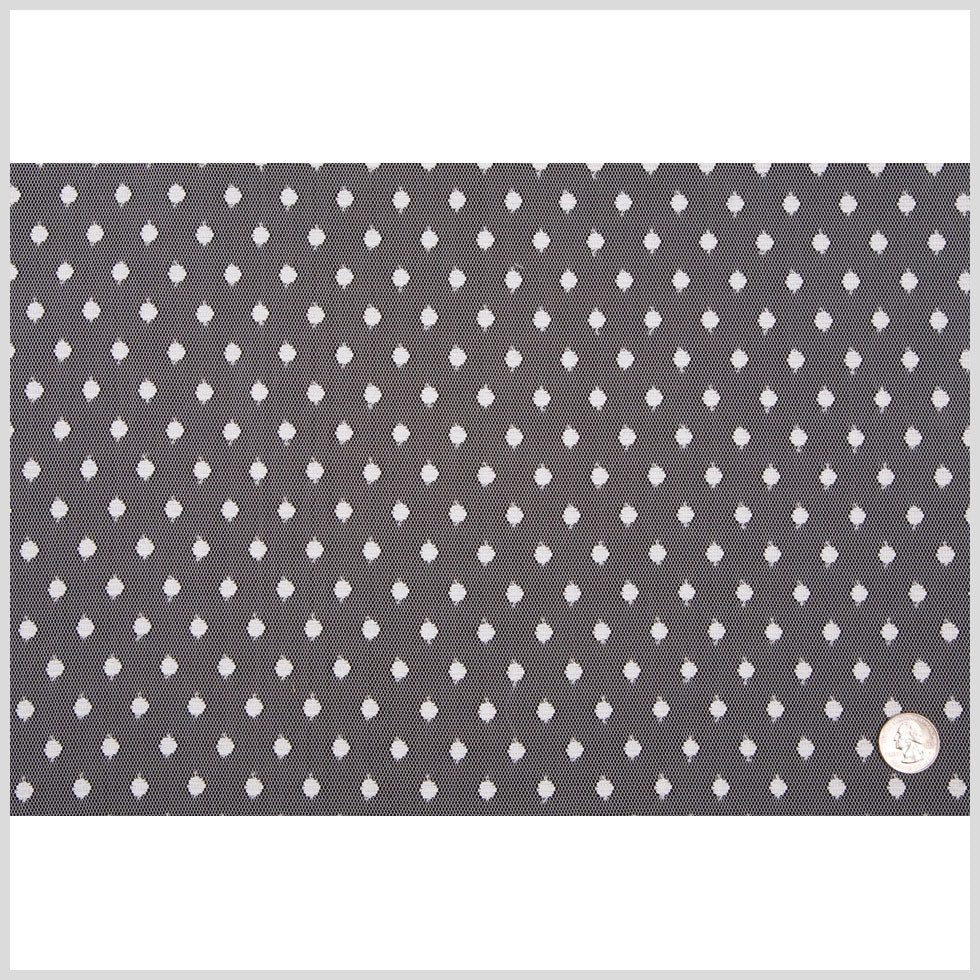 White Polka Dots Tulle & Crinoline Full White Polka Dots Tulle & Crinoline Full