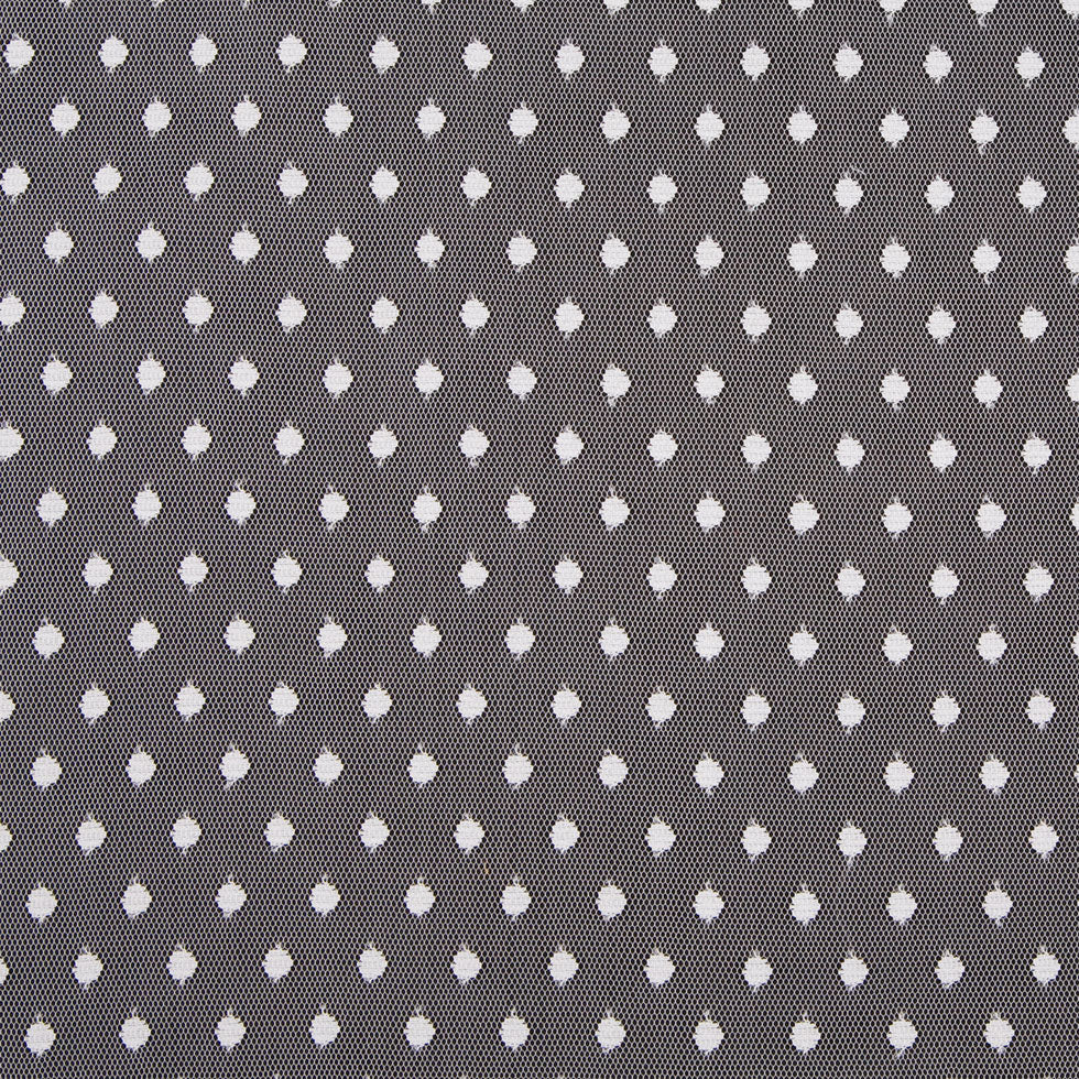 White Polka Dots Tulle & Crinoline White Polka Dots Tulle & Crinoline