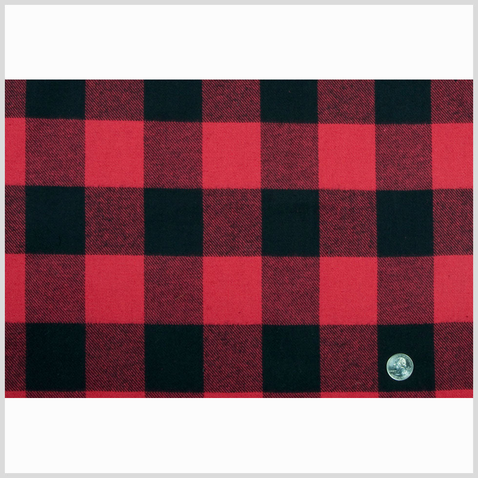 Black/Red Plaid Flannel Full Black/Red Plaid Flannel Full