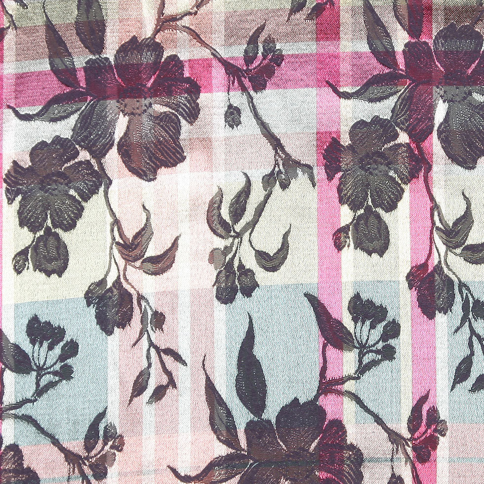Multi-Colored Floral Brocade Detail Multi-Colored Floral Brocade Detail