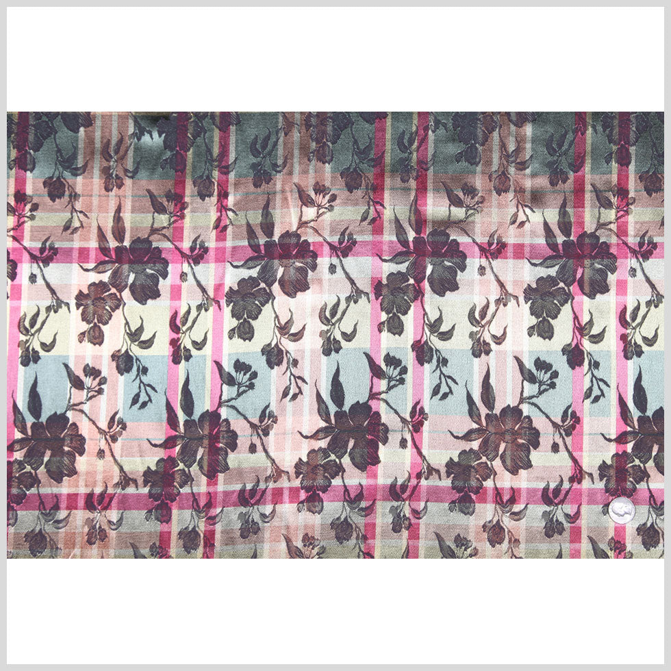 Multi-Colored Floral Brocade Full Multi-Colored Floral Brocade Full