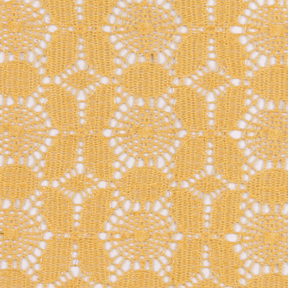 Marigold Floral Polyester Lace Detail Marigold Floral Polyester Lace Detail