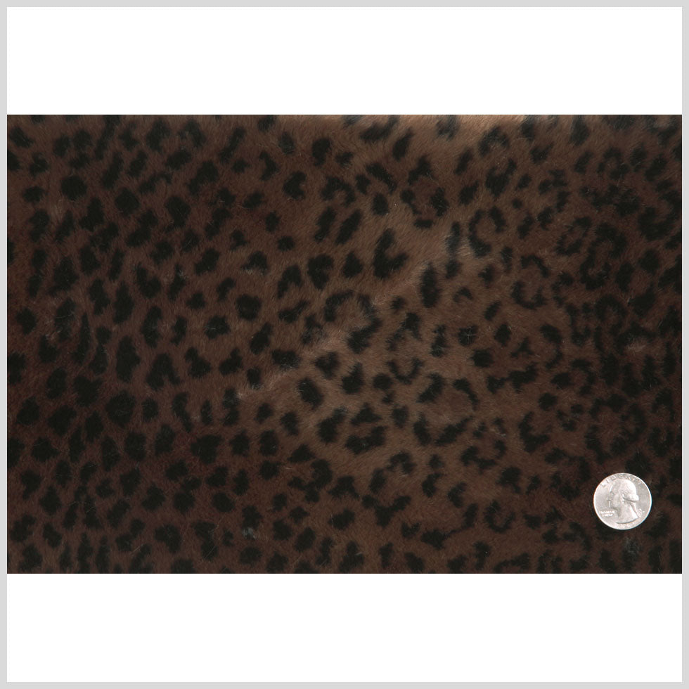 Chocolate/Black Solid Faux Fur Full Chocolate/Black Solid Faux Fur Full