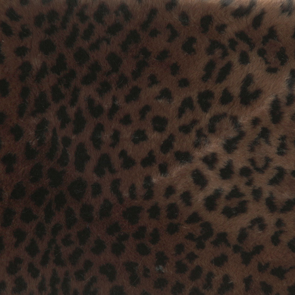 Chocolate/Black Solid Faux Fur Chocolate/Black Solid Faux Fur