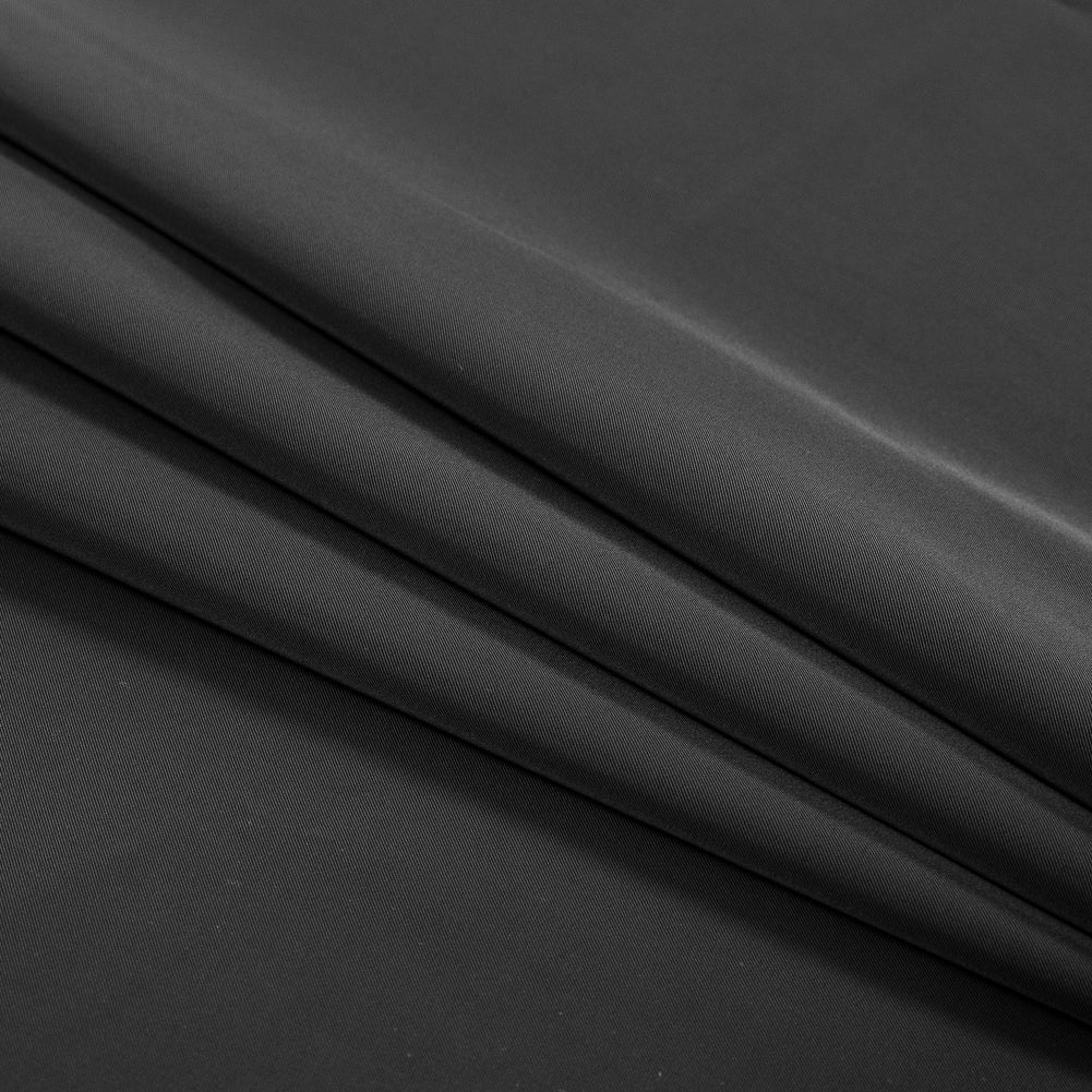 Black Stretch Polyester Twill Folded Black Stretch Polyester Twill Folded