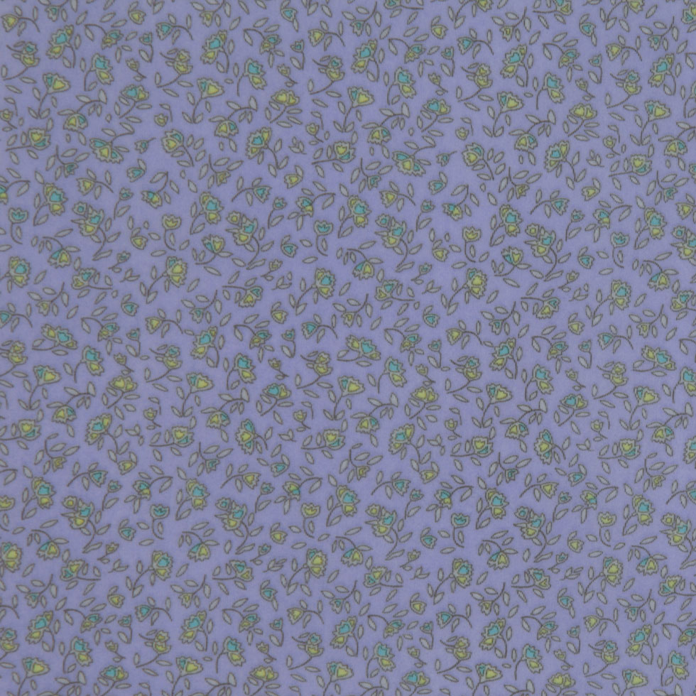 Lavender Petite Floral Sheer Poly Jersey Print Lavender Petite Floral Sheer Poly Jersey Print