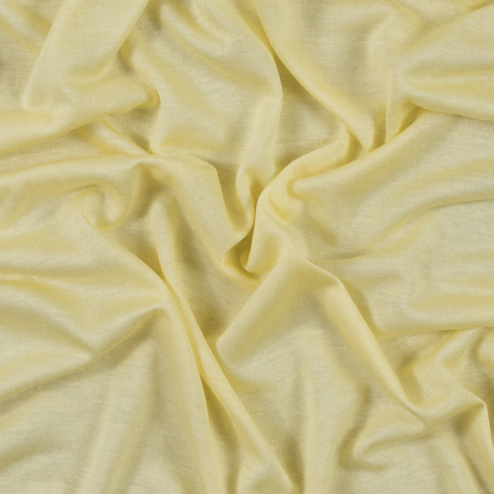 Tender Yellow Sheer Rayon Jersey Tender Yellow Sheer Rayon Jersey