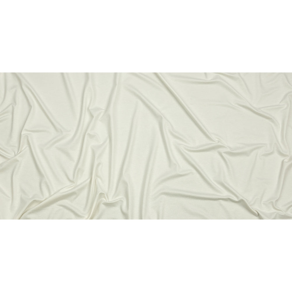 Italian Ivory Stretch Rayon Jersey Full Italian Ivory Stretch Rayon Jersey Full