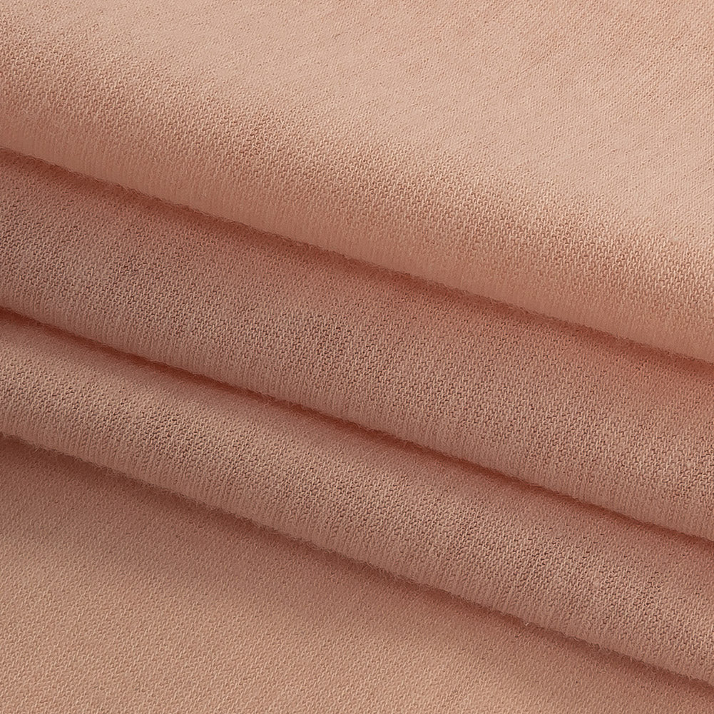 Peach Lightweight Stretch Rayon Jersey Folded Peach Lightweight Stretch Rayon Jersey Folded