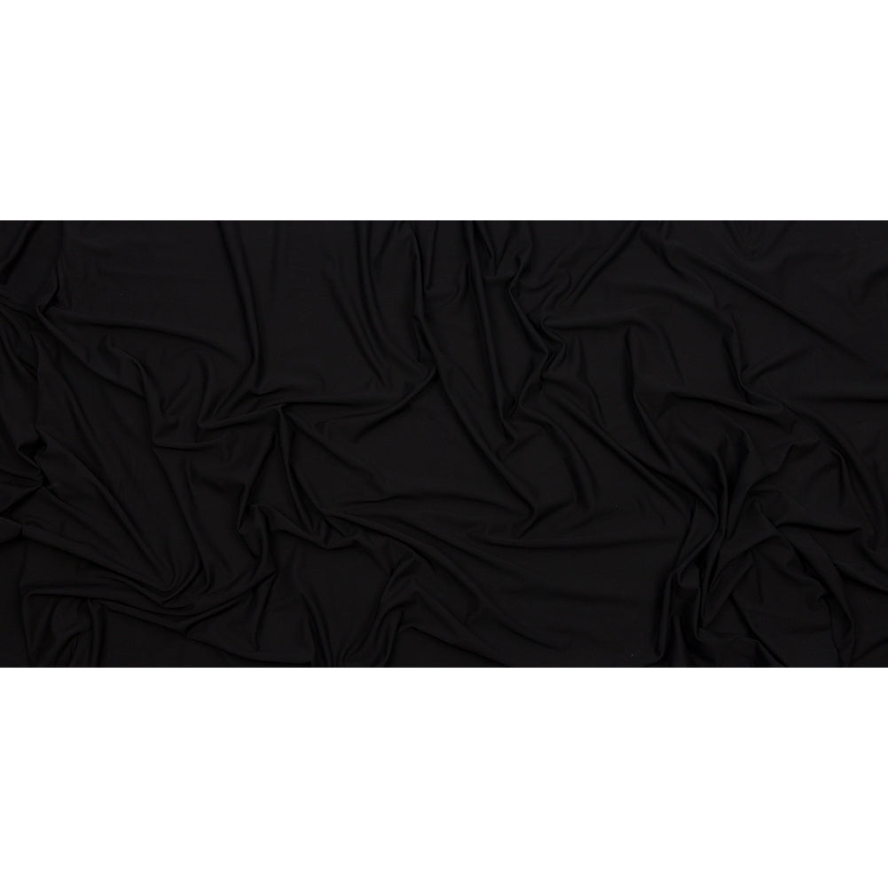 Black Stretch Rayon Jersey Full Black Stretch Rayon Jersey Full