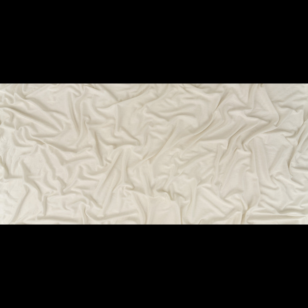 Off White Lightweight Rayon Jersey Full Off White Lightweight Rayon Jersey Full