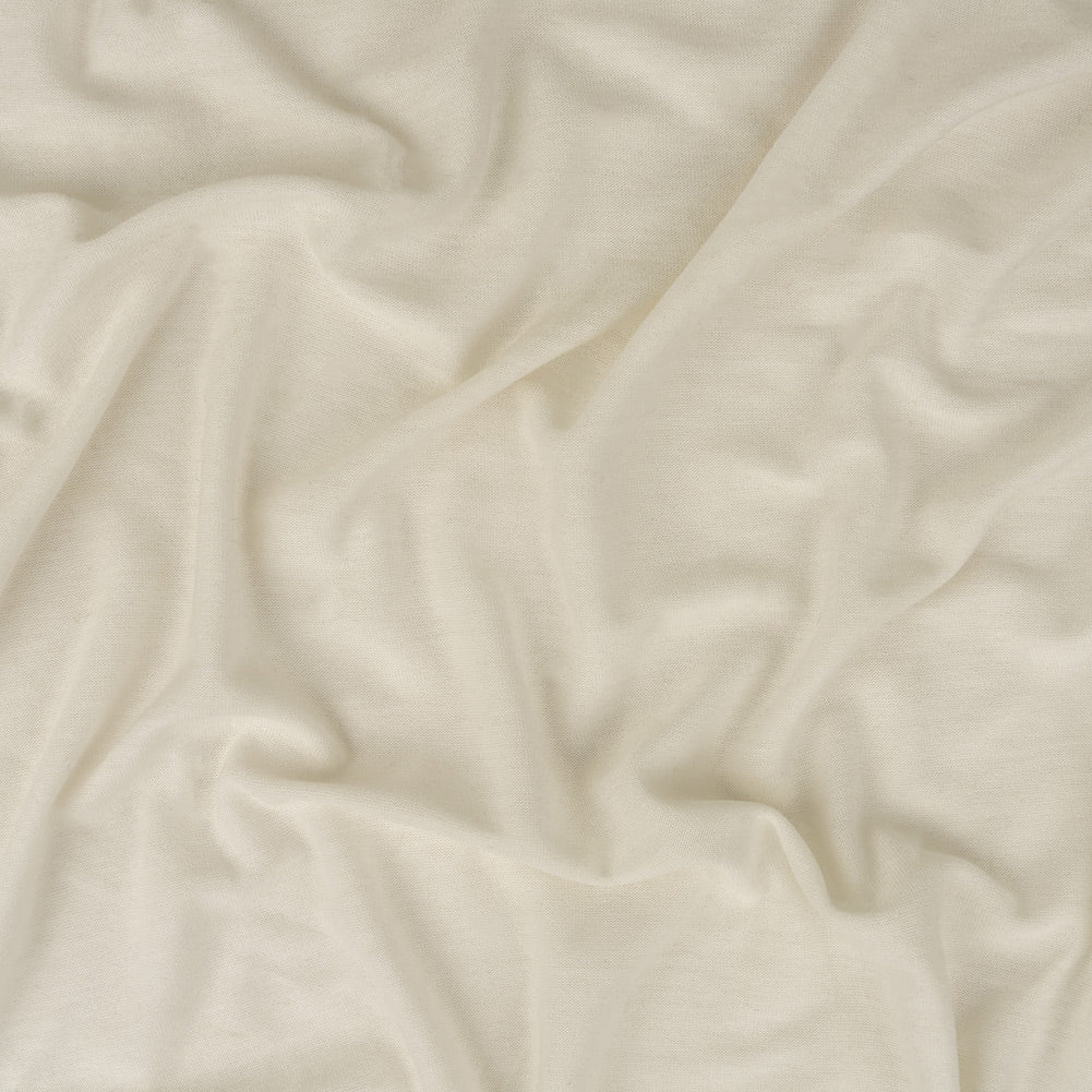 Off White Lightweight Rayon Jersey Off White Lightweight Rayon Jersey