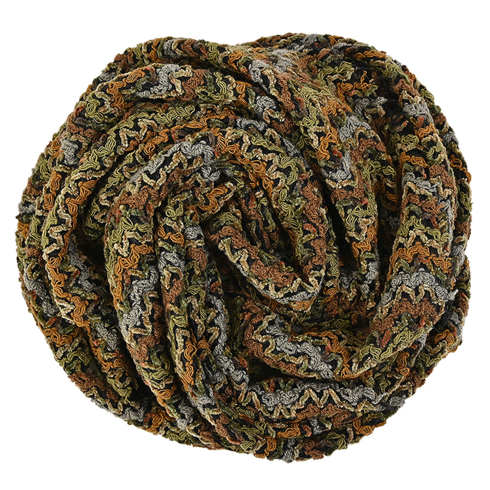 Avocado, Mustard and Steel Blue Textured Loosely Woven Novelty Drape Avocado, Mustard and Steel Blue Textured Loosely Woven Novelty Drape