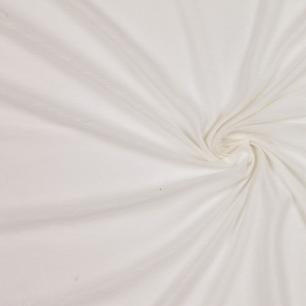 Ivory Tissue-Weight Rayon Jersey Ivory Tissue-Weight Rayon Jersey