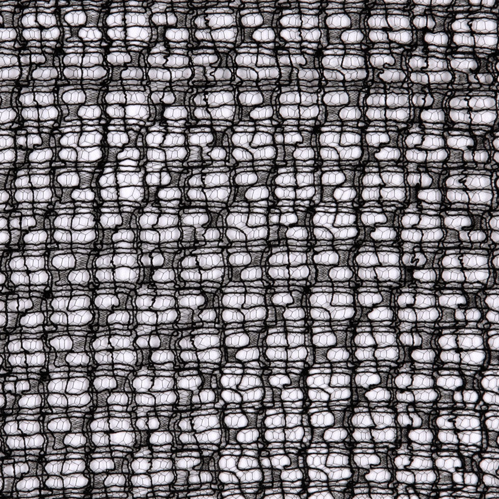 Black Delicate Silk Lace - Detail Black Delicate Silk Lace - Detail