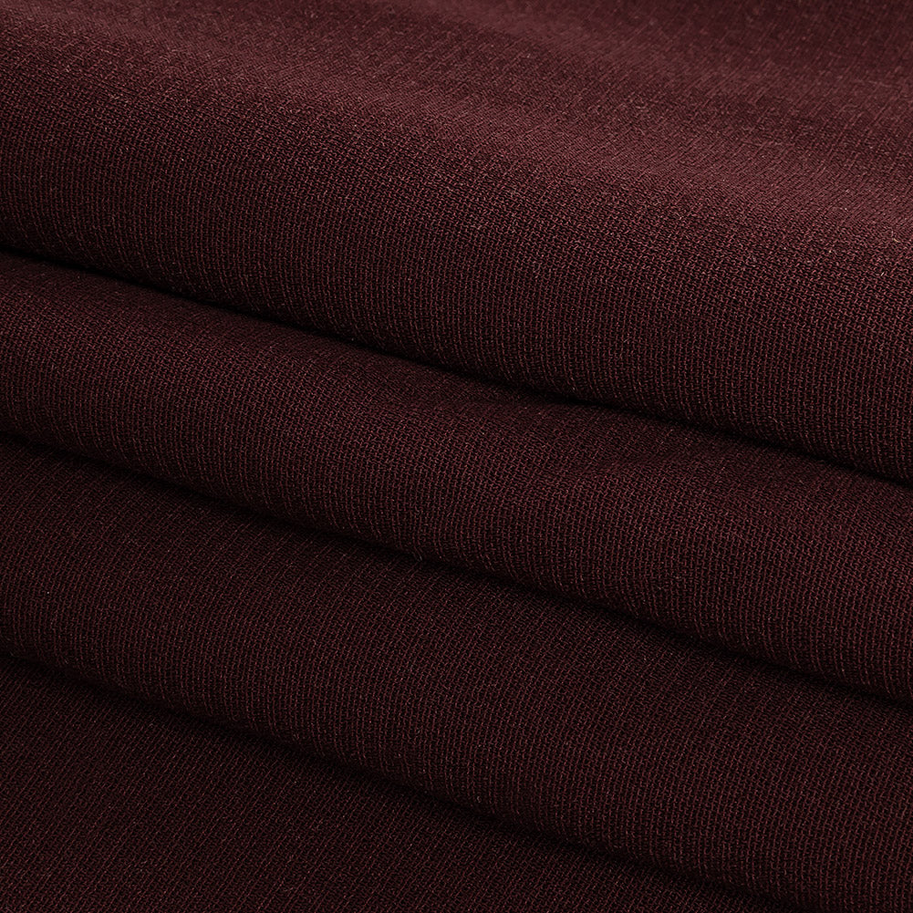 Ralph Lauren Maroon Silk 4 Ply Crepe Georgette Ralph Lauren Maroon Silk 4 Ply Crepe Georgette