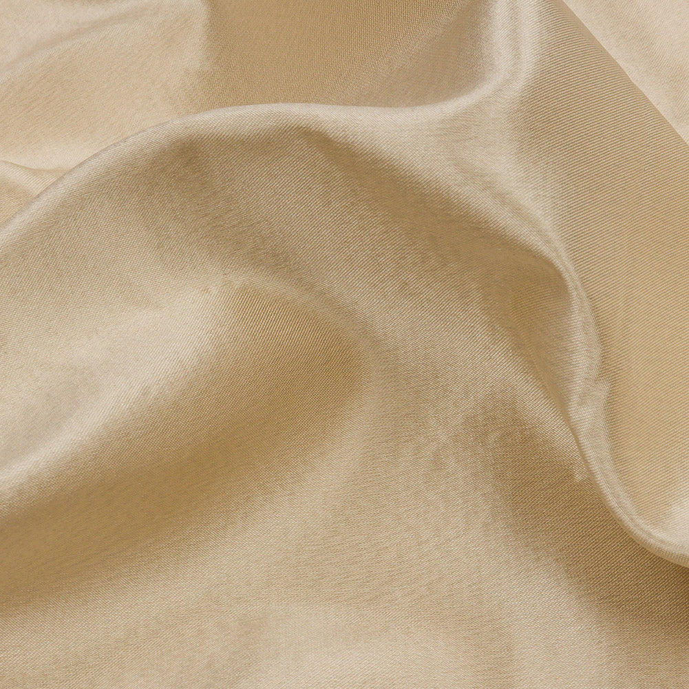 Cream Stiff Silk Satin with Metal Threads Cream Stiff Silk Satin with Metal Threads
