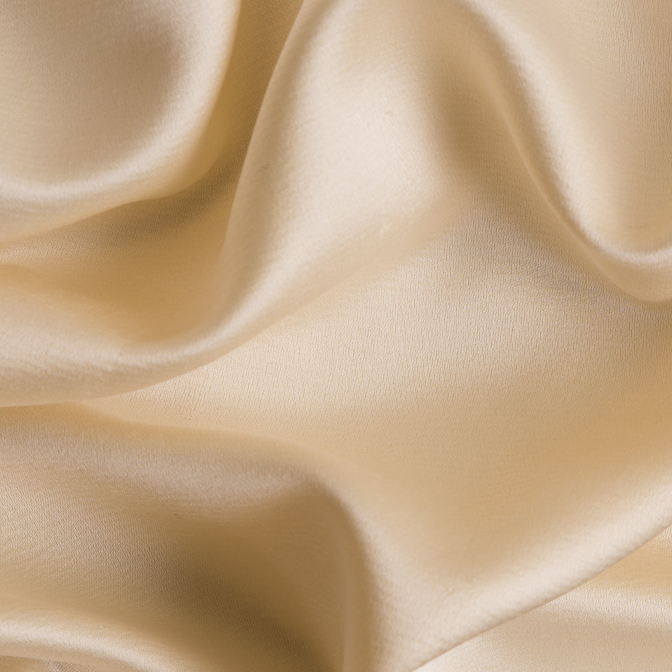 Ivory Satin Faced Silk Crepe Ivory Satin Faced Silk Crepe