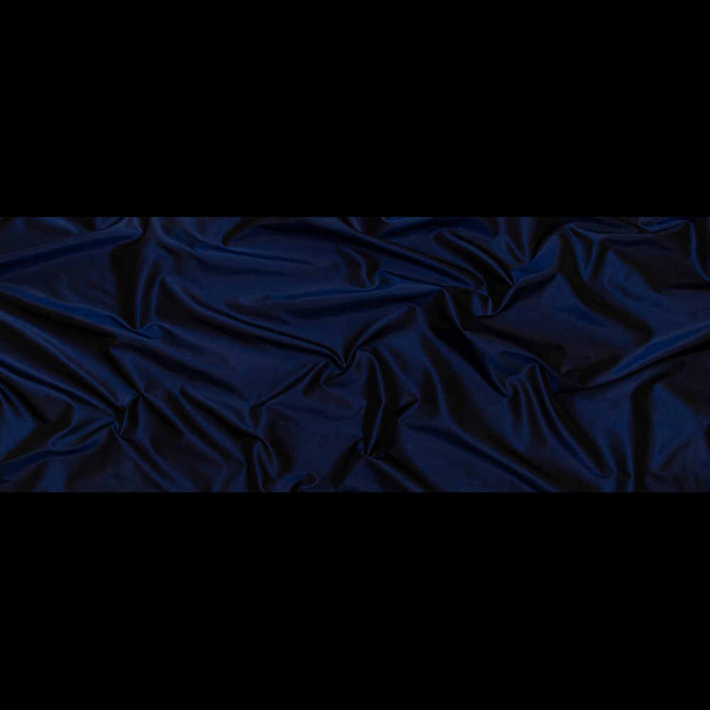 Iridescent Blue and Black Silk Taffeta Iridescent Blue and Black Silk Taffeta