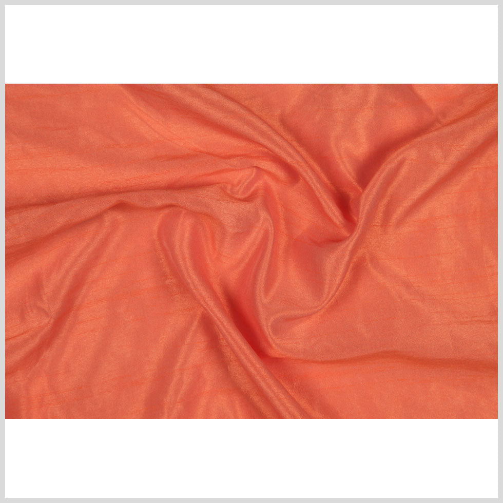 Pumpkin Slubbed Silk Organza - Full Pumpkin Slubbed Silk Organza - Full