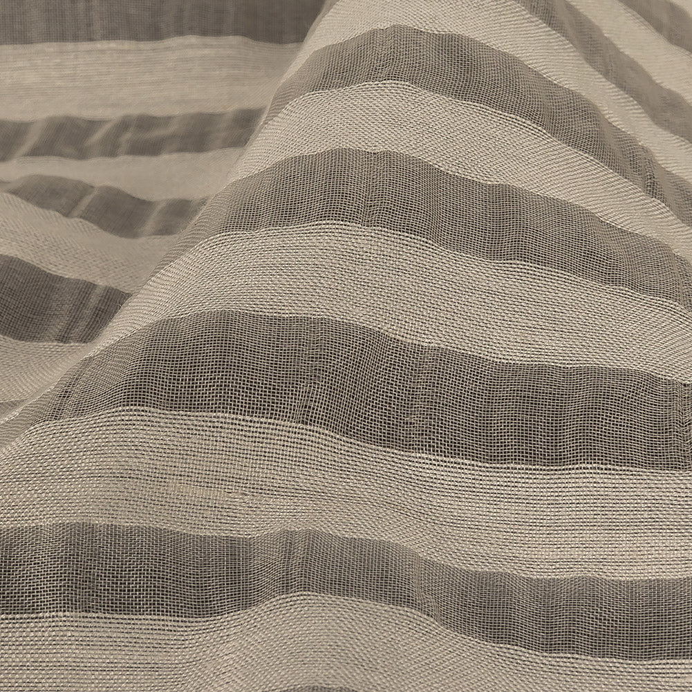 Jet Stream Striped Sheer Silk Woven - Detail Jet Stream Striped Sheer Silk Woven - Detail