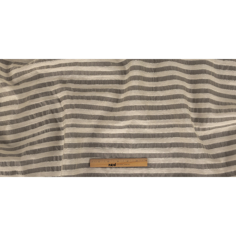 Jet Stream Striped Sheer Silk Woven - Full Jet Stream Striped Sheer Silk Woven - Full