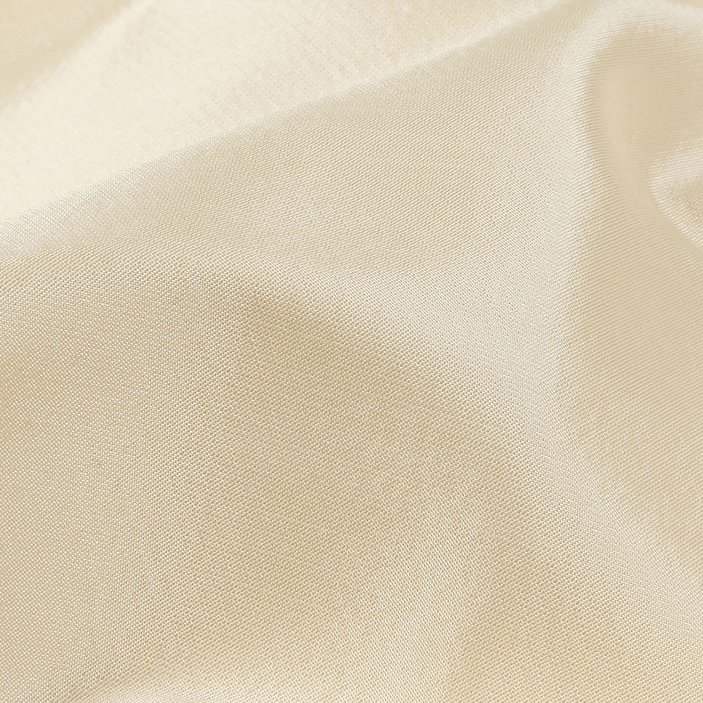 Cream Satin-Faced Silk and Wool Blended Woven Detail Cream Satin-Faced Silk and Wool Blended Woven Detail