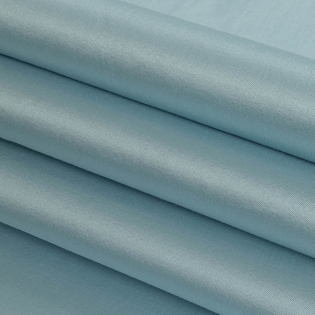 Powder Blue Silk and Wool Woven Detail Powder Blue Silk and Wool Woven Detail