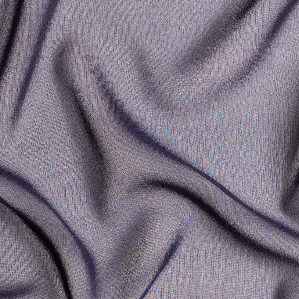Purple Solid Silk Chiffon Detail Purple Solid Silk Chiffon Detail
