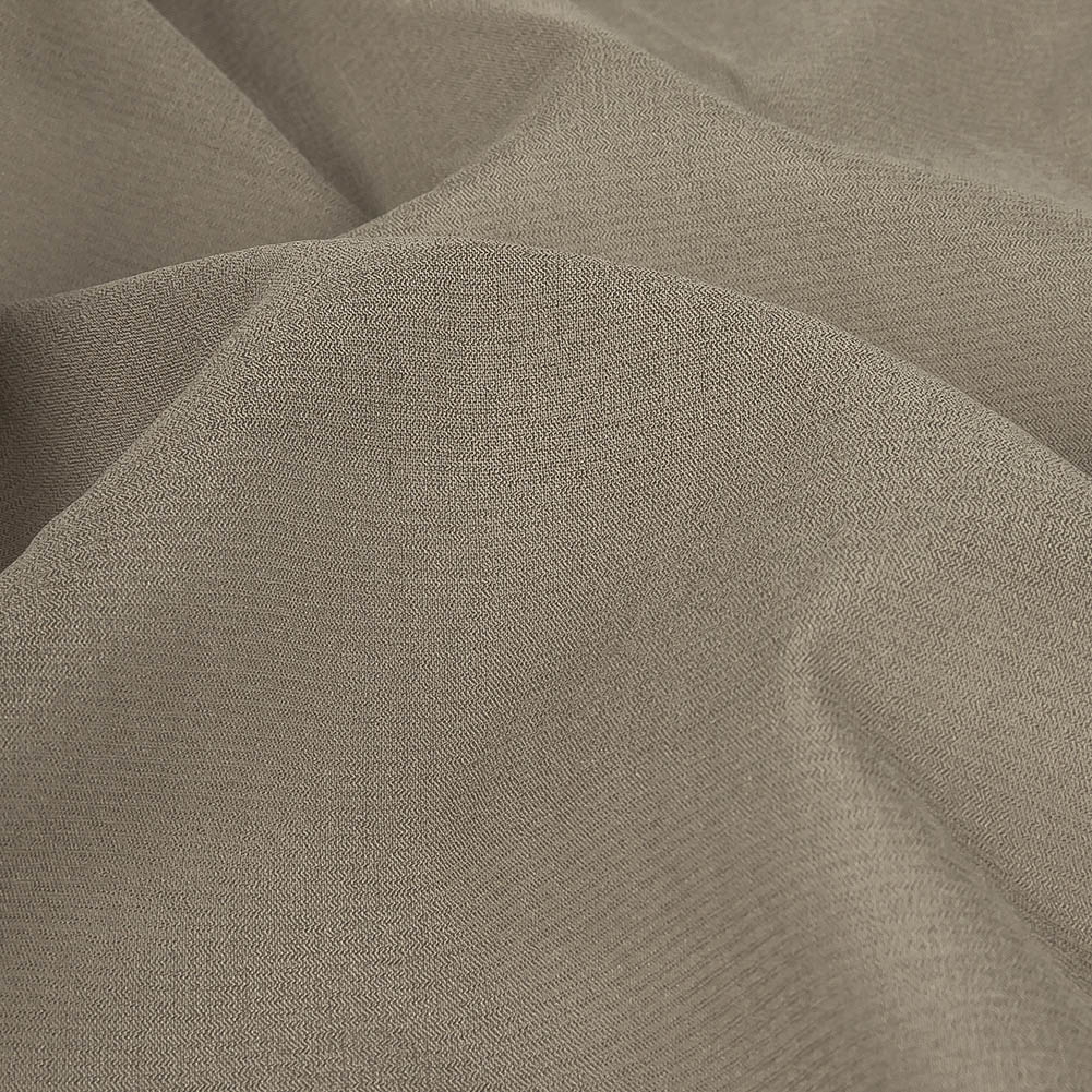 Gray Stretch Silk Chiffon - Detail Gray Stretch Silk Chiffon - Detail