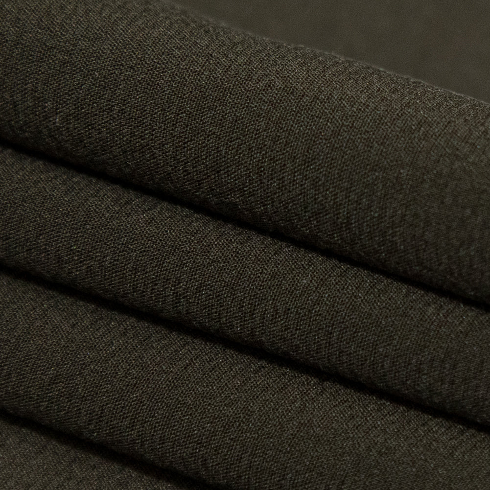 Kombu Green Stretch Silk Chiffon - Folded Kombu Green Stretch Silk Chiffon - Folded