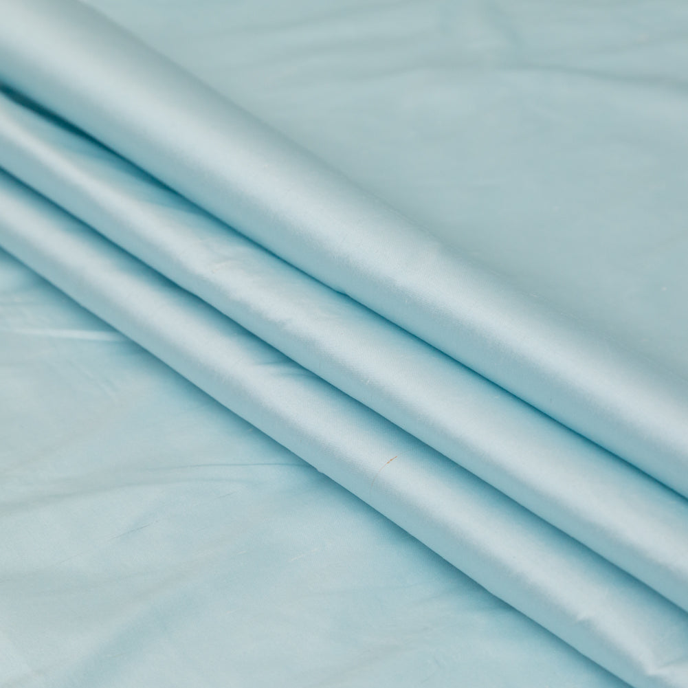 Starlight Blue Silk Shantung - Folded Starlight Blue Silk Shantung - Folded