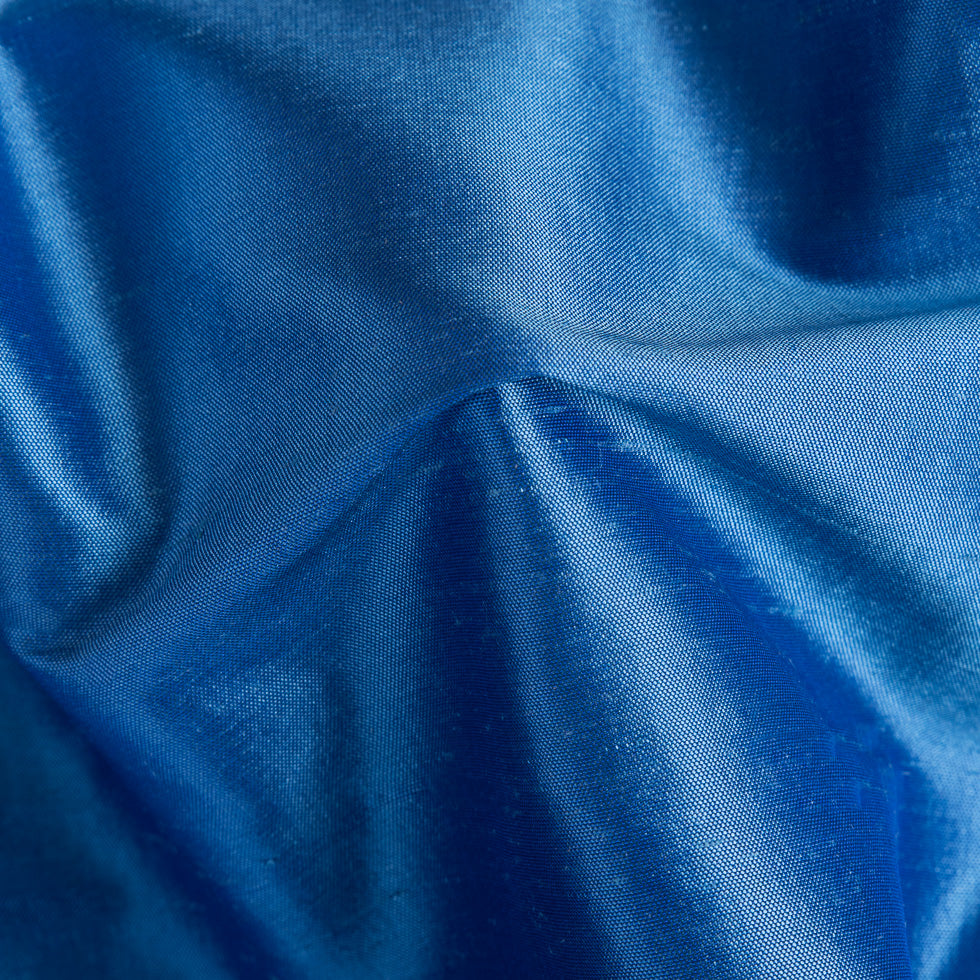 Silk Shantung - Iridescent Bright Blue and Purple - Shantung Collection Silk Shantung - Iridescent Bright Blue and Purple - Shantung Collection