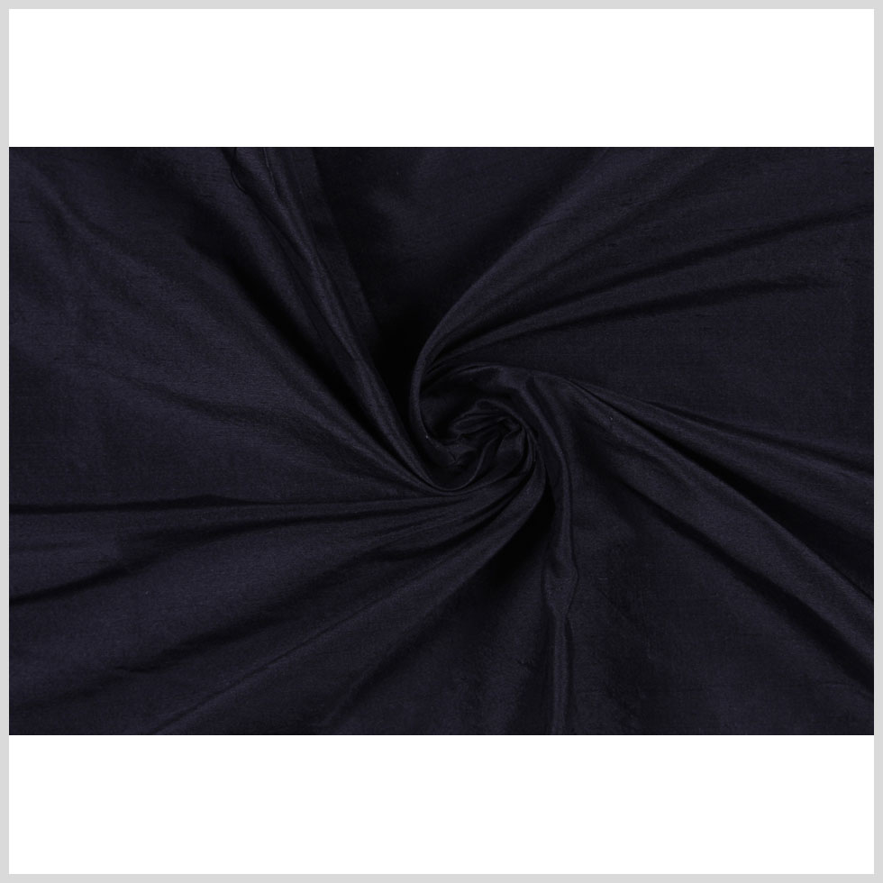 Black Solid Shantung/Dupioni - Full Black Solid Shantung/Dupioni - Full