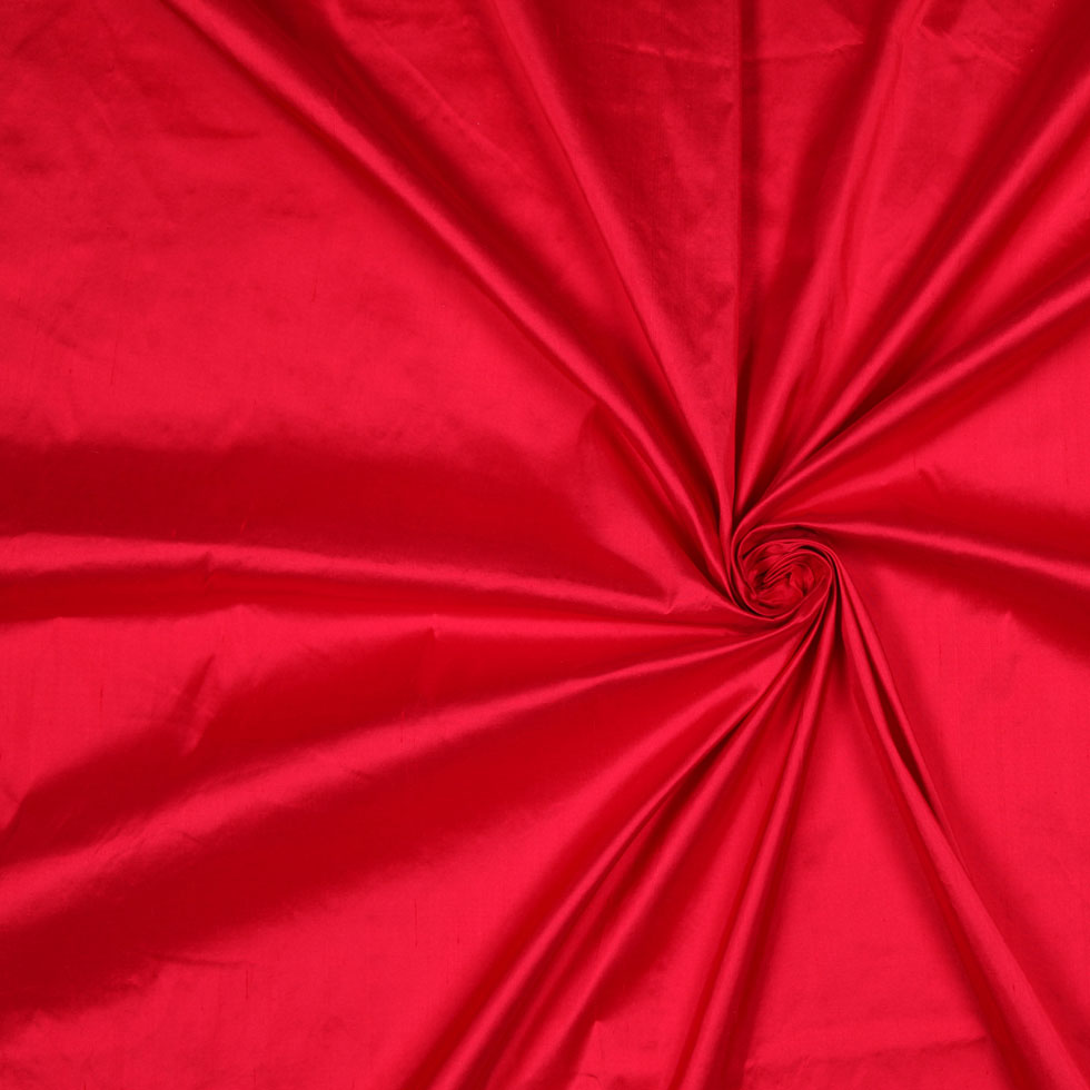 Silk Shantung - Roja Red - Shantung Collection Silk Shantung - Roja Red - Shantung Collection