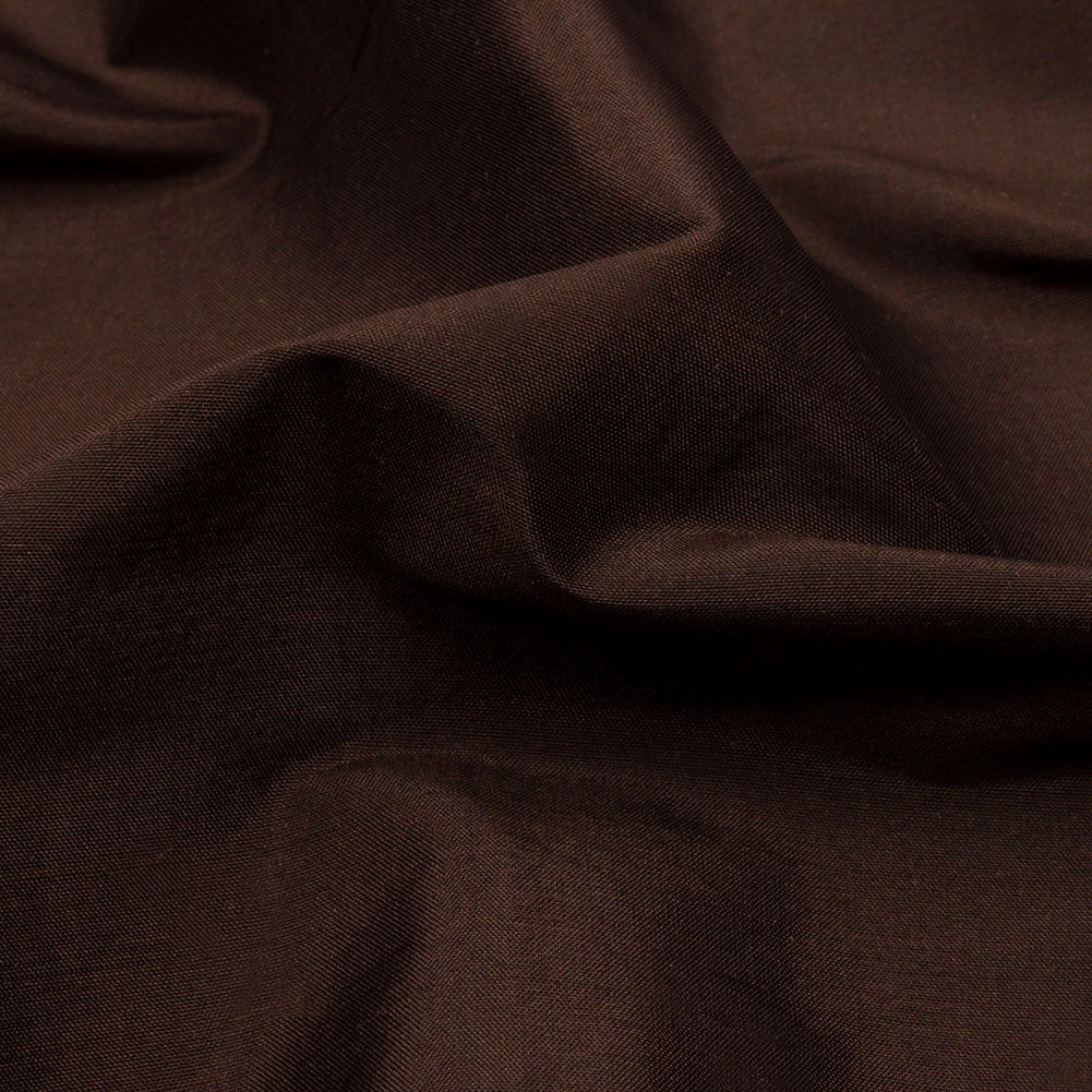 Silk Shantung - Chocolate Brown - Shantung Collection Detail Silk Shantung - Chocolate Brown - Shantung Collection Detail
