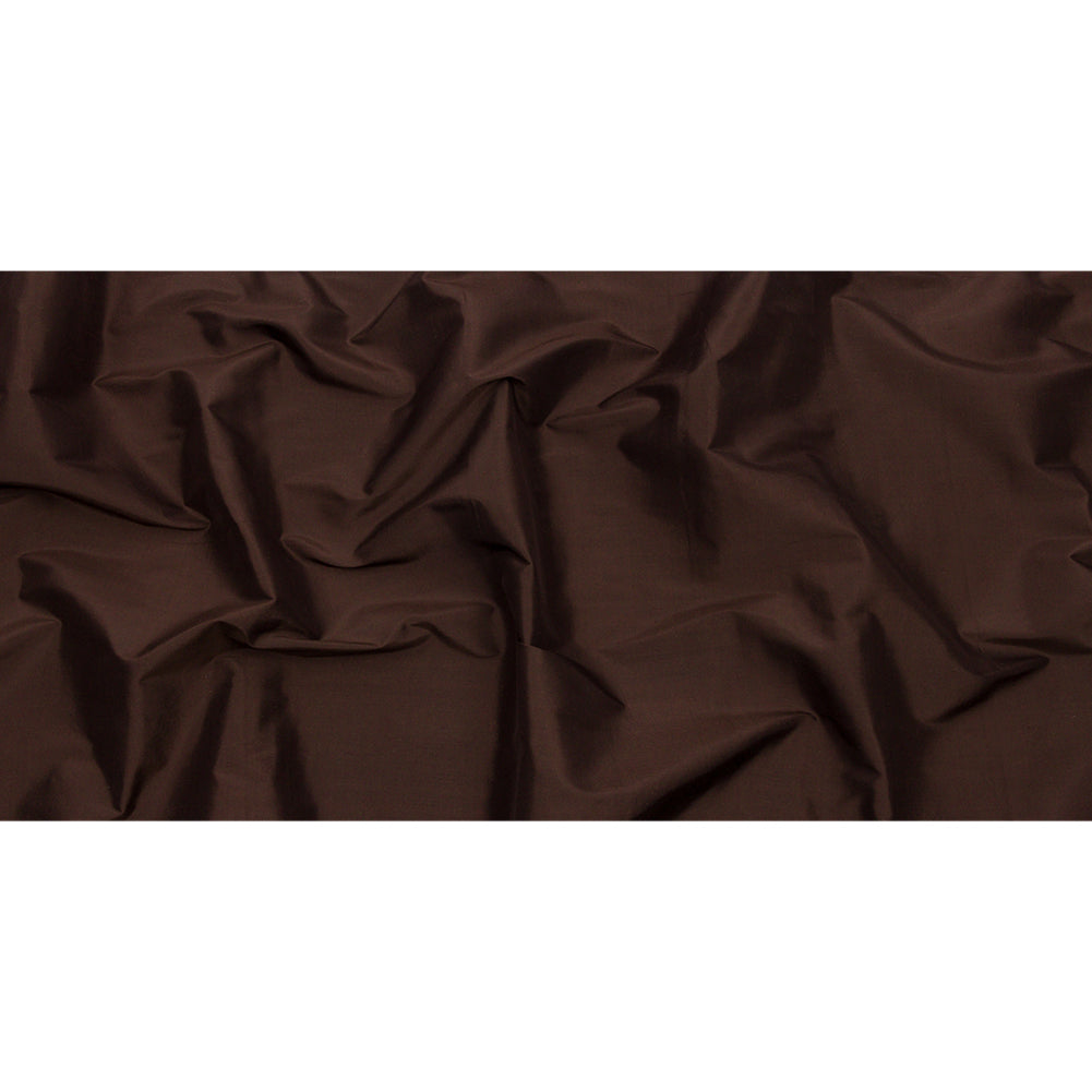 Silk Shantung - Chocolate Brown - Shantung Collection Full Silk Shantung - Chocolate Brown - Shantung Collection Full