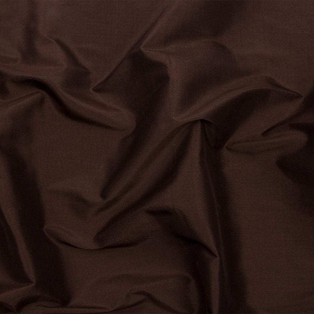 Silk Shantung - Chocolate Brown - Shantung Collection Silk Shantung - Chocolate Brown - Shantung Collection