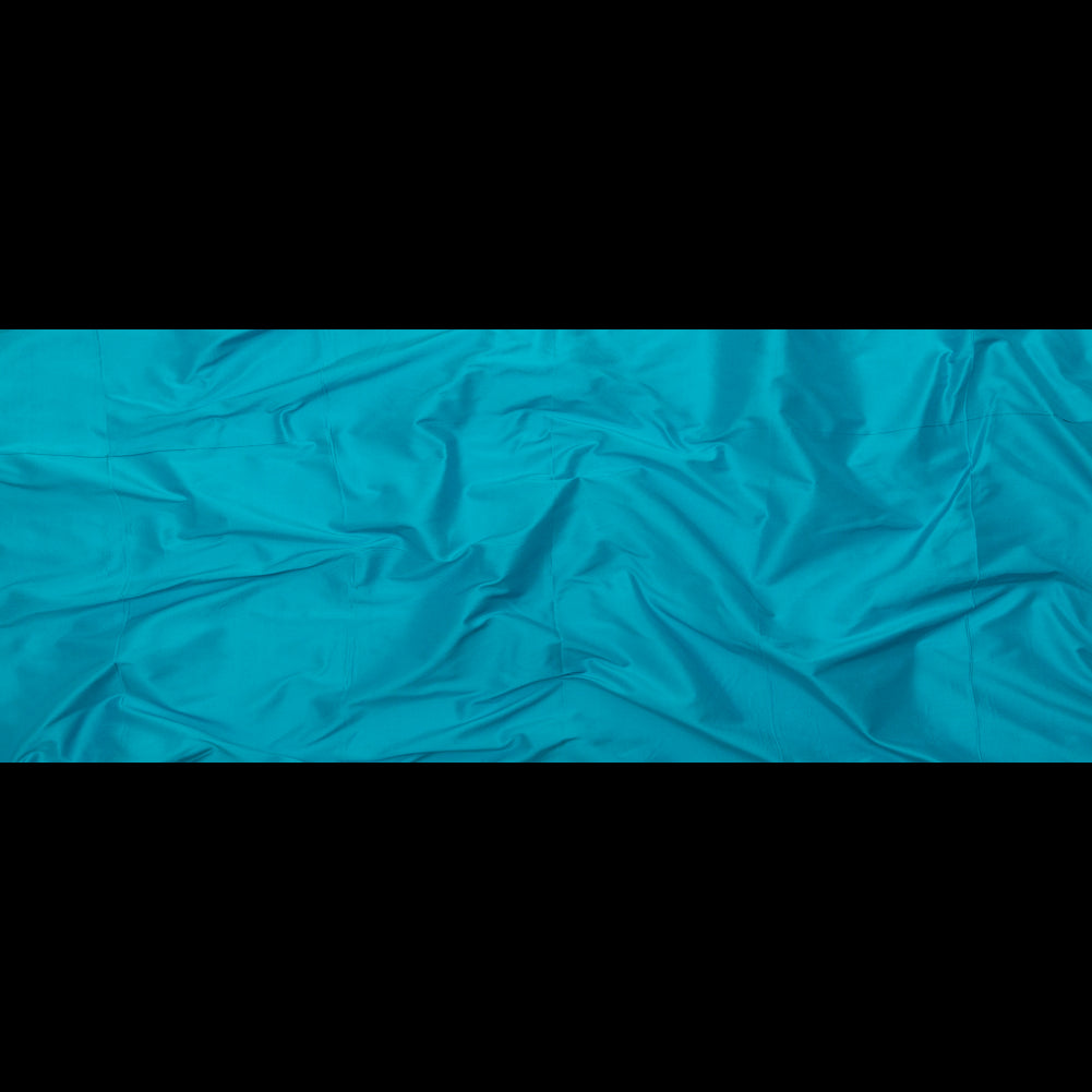 Silk Shantung - Scuba Blue - Shantung Collection Full Silk Shantung - Scuba Blue - Shantung Collection Full