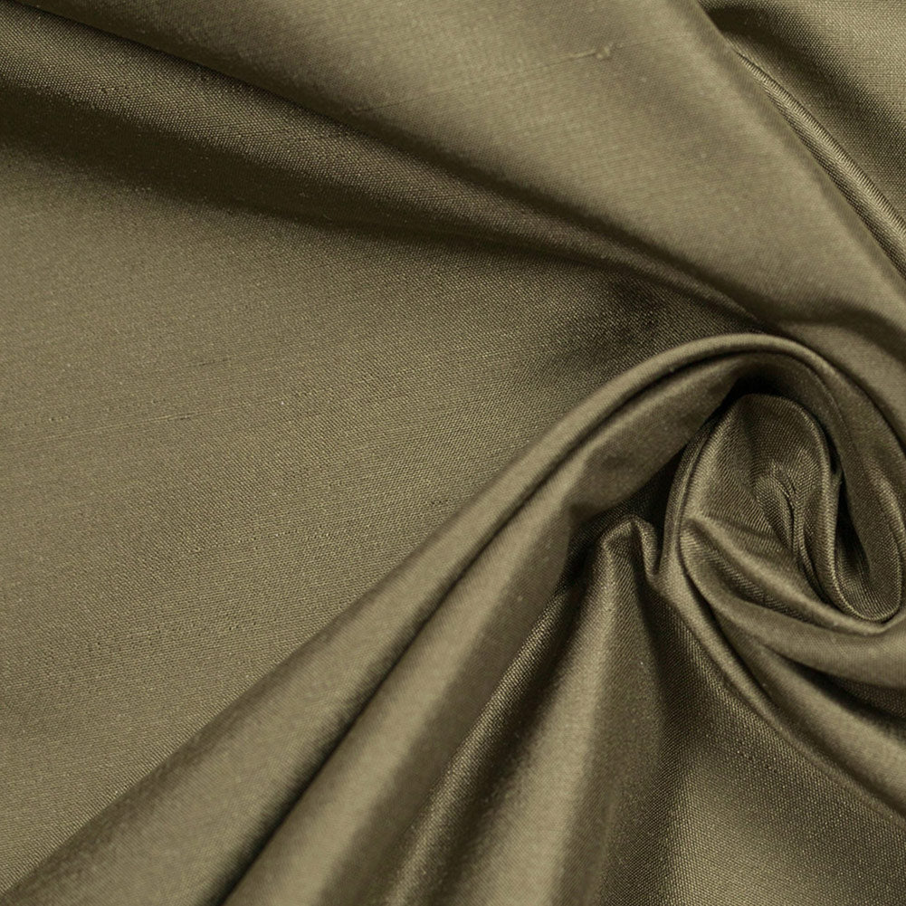 Silk Shantung - Capulet Olive - Shantung Collection Silk Shantung - Capulet Olive - Shantung Collection