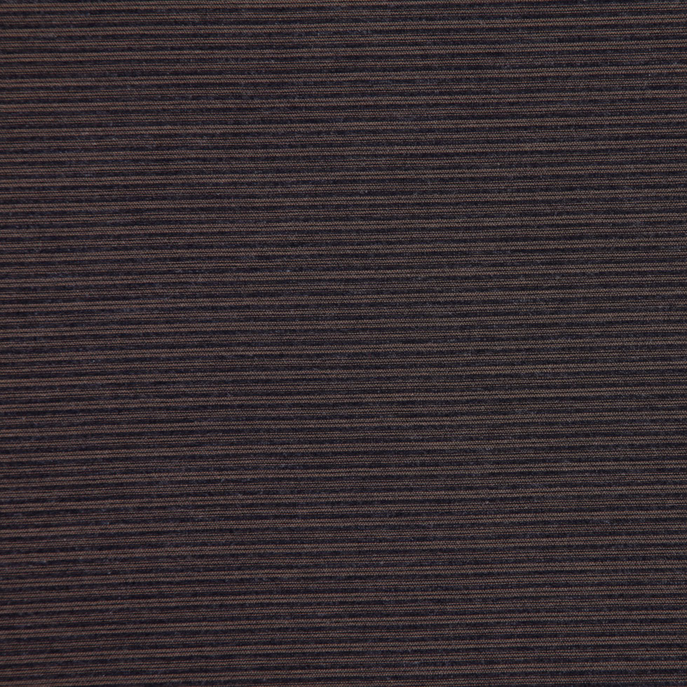 Chocolate/Black Striped Stretch Wool Blend Suiting Chocolate/Black Striped Stretch Wool Blend Suiting