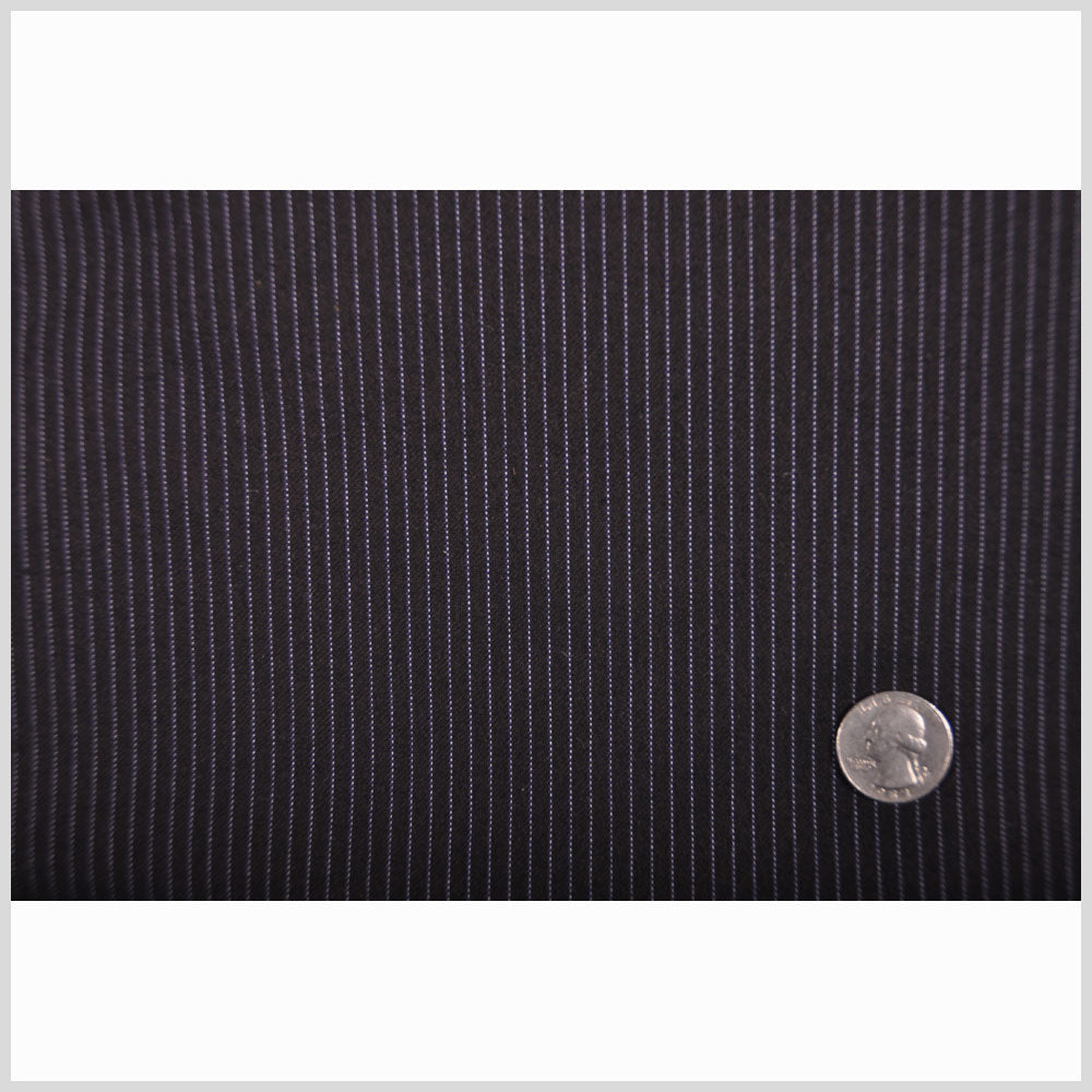 Black-Brown/Purple/White Striped Suiting Full Black-Brown/Purple/White Striped Suiting Full