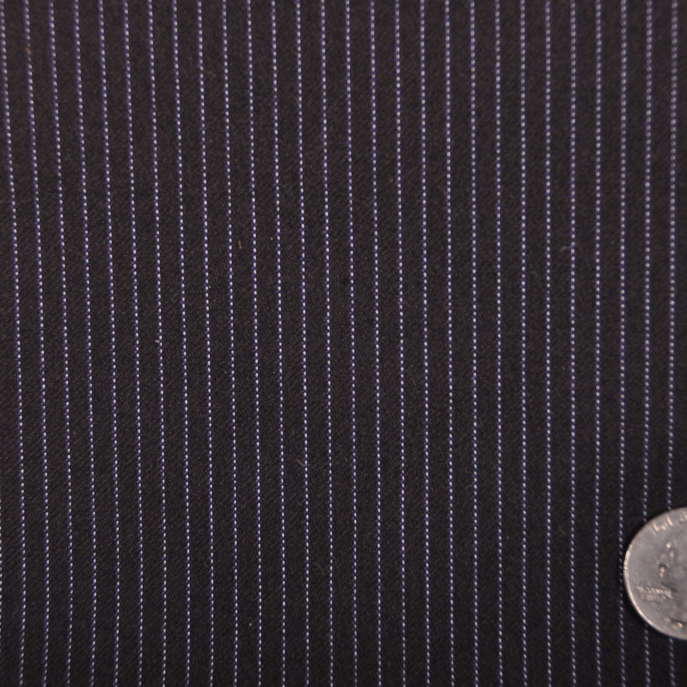 Black-Brown/Purple/White Striped Suiting Black-Brown/Purple/White Striped Suiting