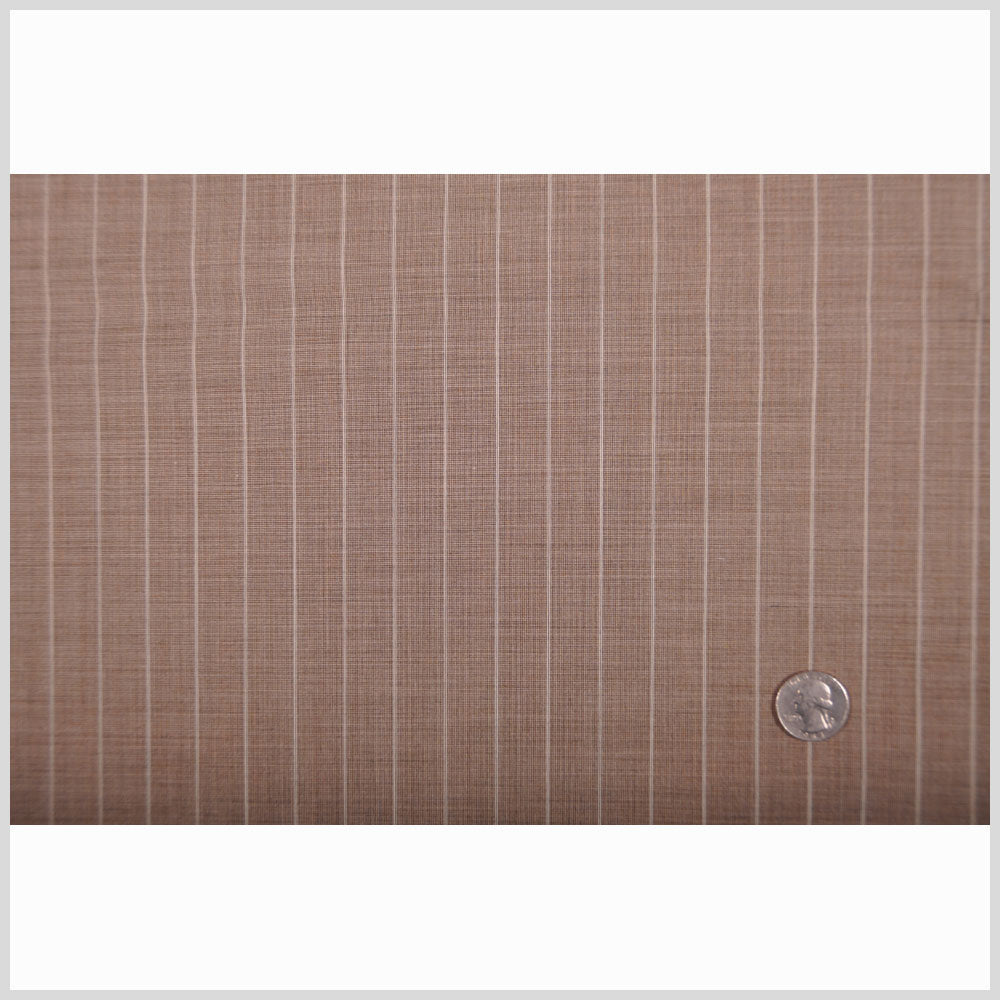 Beige/Ivory Striped Suiting Full Beige/Ivory Striped Suiting Full