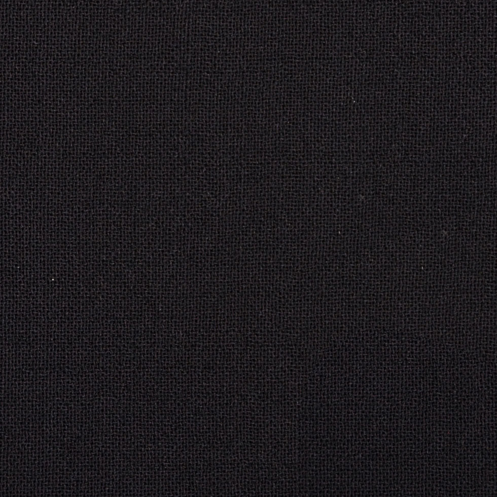 Donna Karan Black Crinkled Italian Wool Challis Detail Donna Karan Black Crinkled Italian Wool Challis Detail